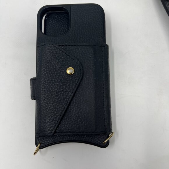 BANDOILER LEATHER CROSSBODY PHONE CASE / FOLIO STYLE. Fits iPhone 13. - Picture 3 of 7